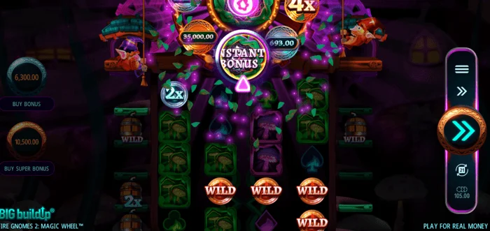 Fire Gnomes 2 Magic Wheel - 動作中のマジックホイール