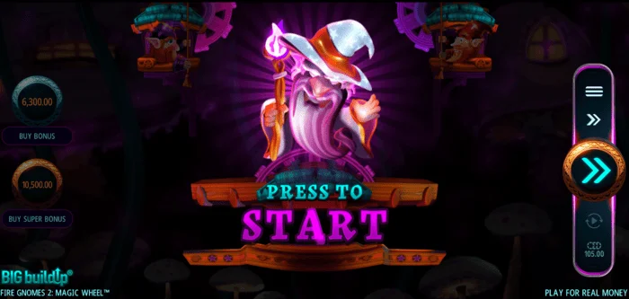 Fire Gnomes 2 Magic Wheel - ボーナスゲームの開始